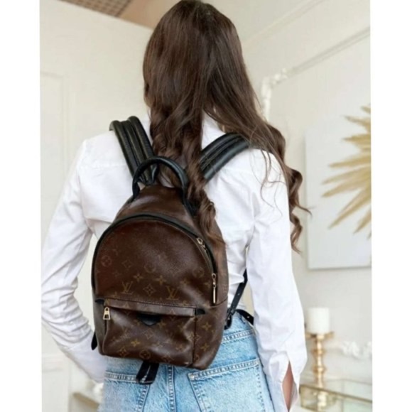 100% AUTHENTIC LOUIS VUITTON PALM SPRINGS PM MONOGRAM BACKPACK BAG - Picture 11 of 13